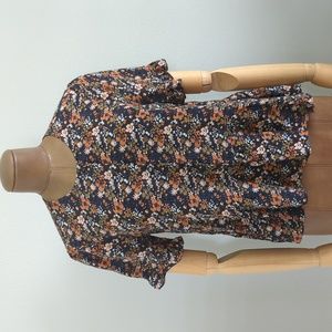 Madewell floral blouse size small